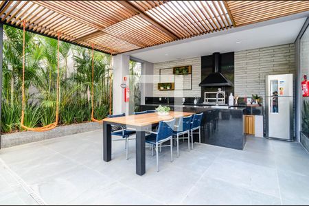 Studio à venda com 30m², 1 quarto e sem vagaChurrasqueira