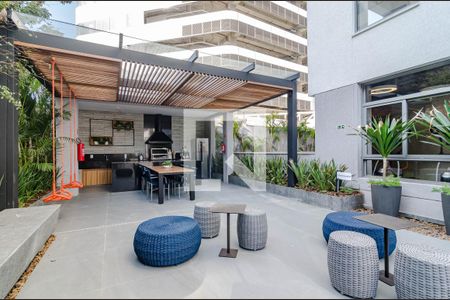 Studio à venda com 30m², 1 quarto e sem vagaChurrasqueira