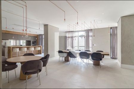 Studio à venda com 30m², 1 quarto e sem vagaSalão de festas