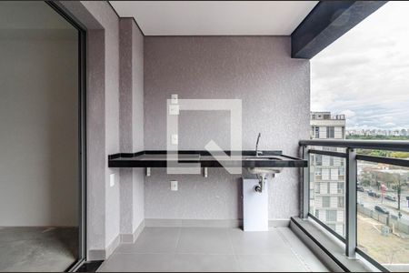 Varanda de kitnet/studio à venda com 1 quarto, 30m² em Pinheiros, São Paulo