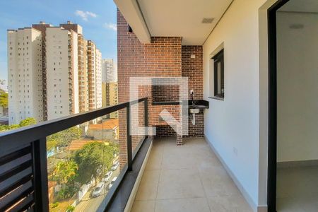 Varanda Gourmet de apartamento à venda com 2 quartos, 58m² em Vila Dusi, São Bernardo do Campo