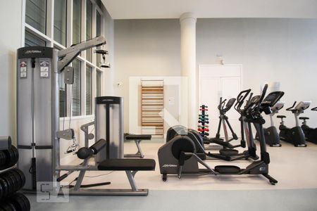 Apartamento para alugar com 54m², 1 quarto e 1 vaga Apartamento para alugar com 54m², 1 quarto e 1 vagaÁrea comum - Academia