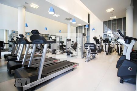 Apartamento para alugar com 54m², 1 quarto e 1 vaga Apartamento para alugar com 54m², 1 quarto e 1 vagaÁrea comum - Academia