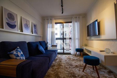 Sala - Sacada de apartamento à venda com 3 quartos, 93m² em Barra Funda, São Paulo