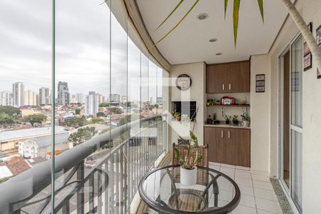 Varanda Gourmet da Sala de apartamento à venda com 3 quartos, 115m² em Ipiranga, São Paulo