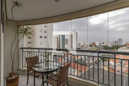 Varanda Gourmet da Sala de apartamento à venda com 3 quartos, 115m² em Ipiranga, São Paulo