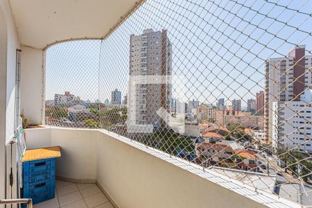 Varanda da Sala de apartamento à venda com 4 quartos, 152m² em Jardim Bela Vista, Santo André