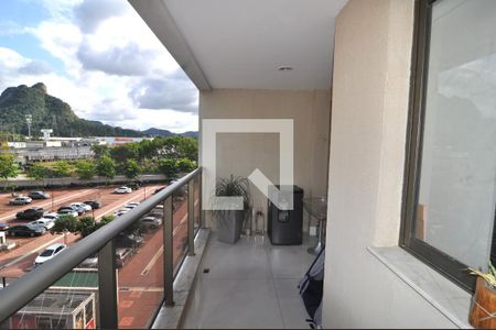 Varanda da Sala  de apartamento à venda com 3 quartos, 74m² em Jacarepaguá, Rio de Janeiro