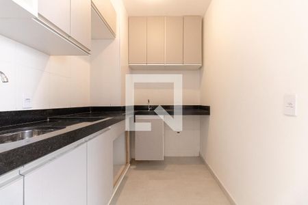 Cozinha de apartamento para alugar com 2 quartos, 34m² em Jardim Taquaral, São Paulo