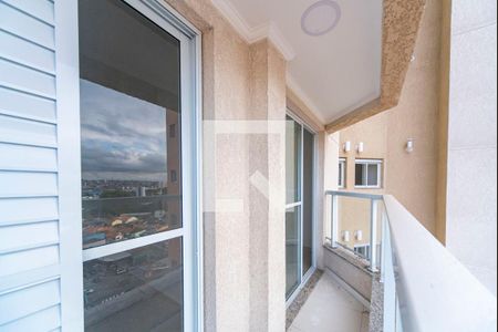 Varanda da Sala e Do Quarto 2 de apartamento à venda com 2 quartos, 58m² em Casa Branca, Santo André