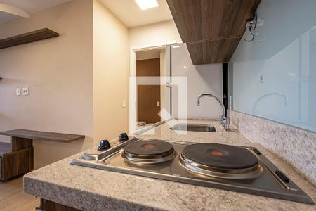 Sala/Cozinha de apartamento à venda com 1 quarto, 37m² em Vila Madalena, São Paulo