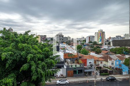 Sala/Cozinha - Vista de apartamento à venda com 1 quarto, 37m² em Vila Madalena, São Paulo