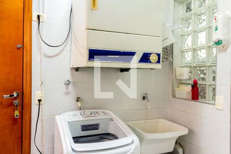 Área de Serviço de apartamento para alugar com 3 quartos, 180m² em Barra Funda, Guarujá
