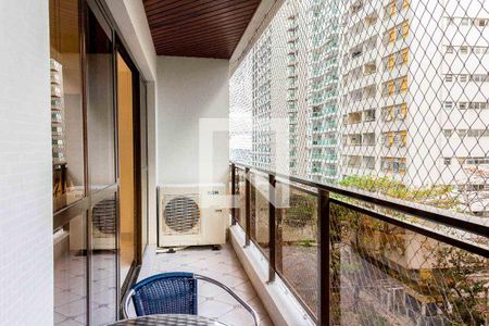 Sacada de apartamento para alugar com 3 quartos, 180m² em Barra Funda, Guarujá