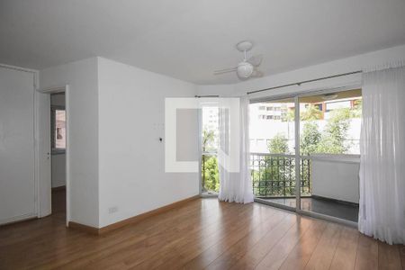 Sala de apartamento para alugar com 1 quarto, 45m² em Real Parque, São Paulo