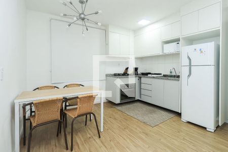 Cozinha  de apartamento à venda com 2 quartos, 35m² em Sé, São Paulo