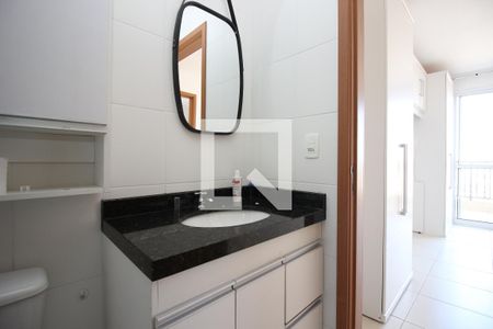 Banheiro da Suíte de apartamento para alugar com 1 quarto, 46m² em Taguatinga Sul (taguatinga), Brasília