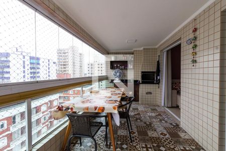 Varanda de apartamento para alugar com 3 quartos, 117m² em Vila Tupi, Praia Grande