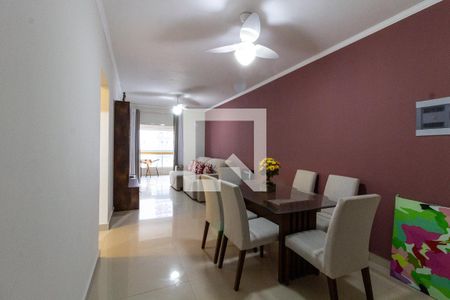 Sala de apartamento para alugar com 3 quartos, 117m² em Vila Tupi, Praia Grande
