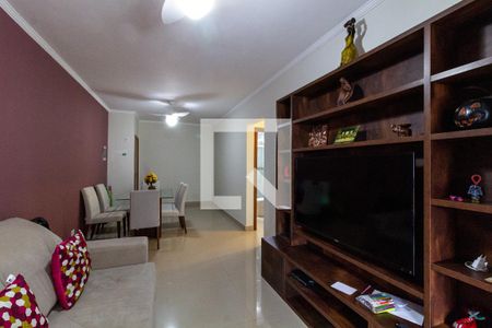 Sala de apartamento para alugar com 3 quartos, 117m² em Vila Tupi, Praia Grande
