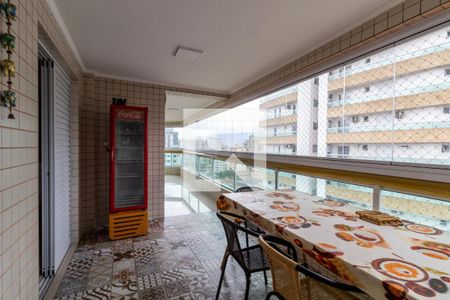 Varanda de apartamento para alugar com 3 quartos, 117m² em Vila Tupi, Praia Grande