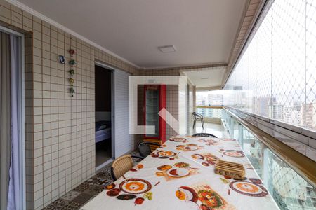 Varanda de apartamento para alugar com 3 quartos, 117m² em Vila Tupi, Praia Grande