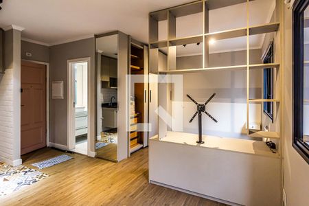 Sala de apartamento para alugar com 1 quarto, 32m² em Higienópolis, São Paulo