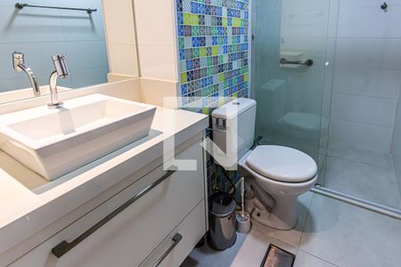 Banheiro de apartamento para alugar com 1 quarto, 32m² em Higienópolis, São Paulo