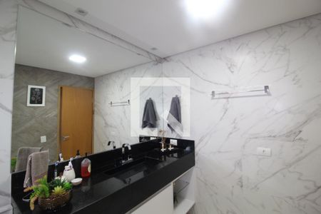 Banheiro 1 suite de casa à venda com 3 quartos, 172m² em Jardim São Caetano, São Caetano do Sul