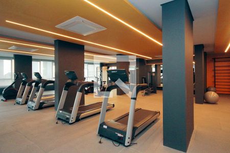 Studio para alugar com 24m², 1 quarto e sem vagaAcademia