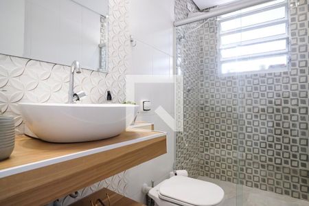 Banheiro de apartamento para alugar com 1 quarto, 55m² em Vila Vivaldi, São Bernardo do Campo