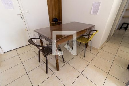 Detalhe da sala de jantar de apartamento para alugar com 2 quartos, 54m² em Vila Assuncao, Praia Grande