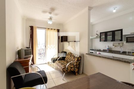 Sala de apartamento para alugar com 2 quartos, 54m² em Vila Assuncao, Praia Grande