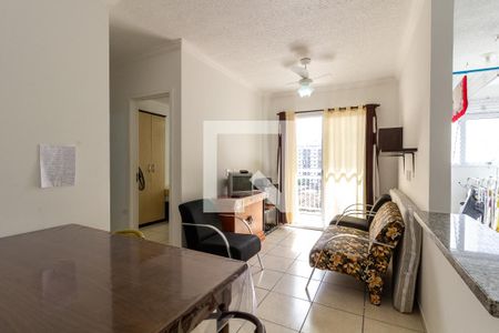 Sala de apartamento para alugar com 2 quartos, 54m² em Vila Assuncao, Praia Grande