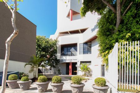 Studio para alugar com 40m², 1 quarto e sem vagaFachada e portaria