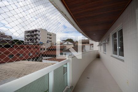 Varanda da Sala de apartamento para alugar com 4 quartos, 105m² em Vila Valqueire, Rio de Janeiro