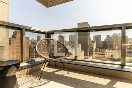 Varanda de apartamento à venda com 1 quarto, 39m² em Santa Efigênia, São Paulo