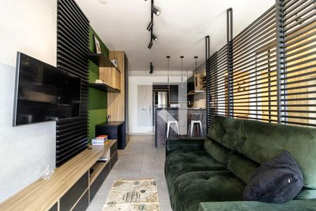 Sala - Sofá de apartamento à venda com 1 quarto, 39m² em Santa Efigênia, São Paulo