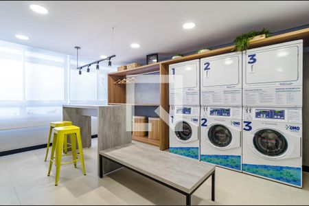 Studio à venda com 31m², 1 quarto e sem vagaLavanderia