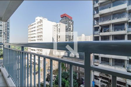 Studio à venda com 31m², 1 quarto e sem vagaVaranda