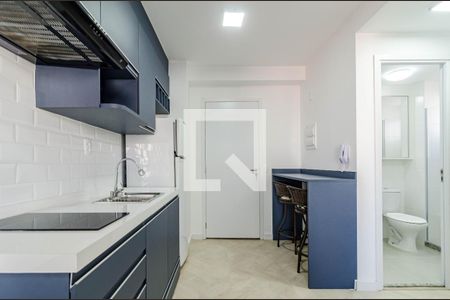 Studio à venda com 31m², 1 quarto e sem vagaCozinha