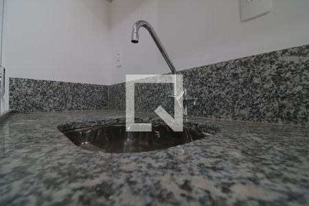 Cozinha e Quarto  -pia de kitnet/studio para alugar com 1 quarto, 20m² em Jardim Brasília (zona Norte), São Paulo