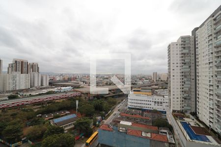 Vista da Cozinha e Quarto  de kitnet/studio para alugar com 1 quarto, 20m² em Jardim Brasília (zona Norte), São Paulo
