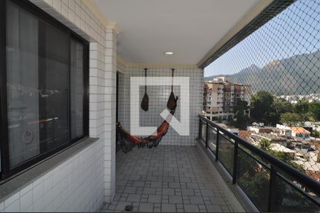 Varanda da Sala de apartamento à venda com 5 quartos, 224m² em Freguesia de Jacarepaguá, Rio de Janeiro