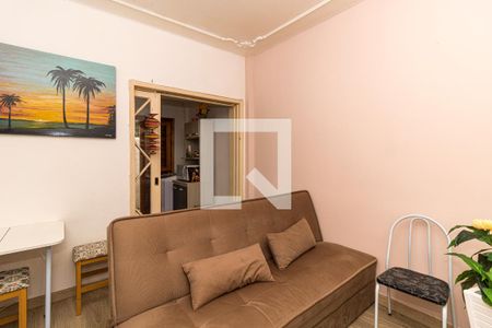 Sala de apartamento à venda com 1 quarto, 50m² em Floresta, Porto Alegre