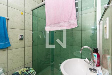 Banheiro da Suíte de apartamento à venda com 1 quarto, 50m² em Floresta, Porto Alegre