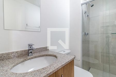 Studio para alugar com 33m², 1 quarto e sem vaga Studio para alugar com 33m², 1 quarto e sem vagaBanheiro