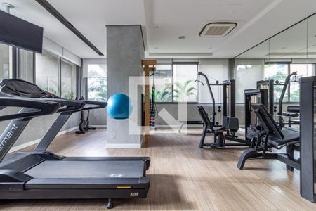 Studio para alugar com 33m², 1 quarto e sem vaga Studio para alugar com 33m², 1 quarto e sem vagaAcademia