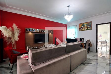 Sala de casa para alugar com 3 quartos, 142m² em Parque Erasmo Assunção, Santo André