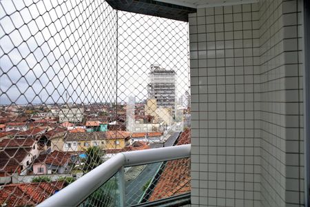 Sala / varanda de apartamento para alugar com 2 quartos, 70m² em Caiçara, Praia Grande
